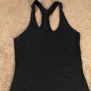 Black Lululemon Racerback Tank, size 8